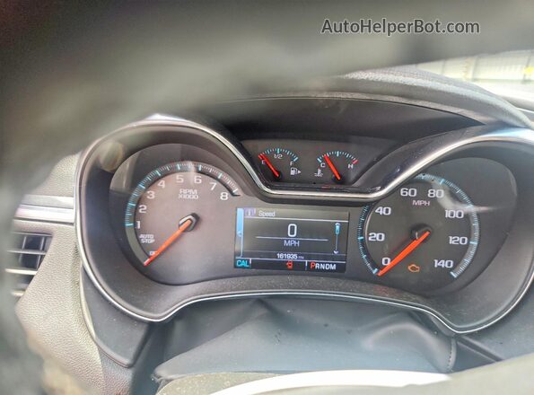 2G1105SA1H9141189 2017 CHEVROLET IMPALA Burgundy Սարքավորումների վահանակի տեսք