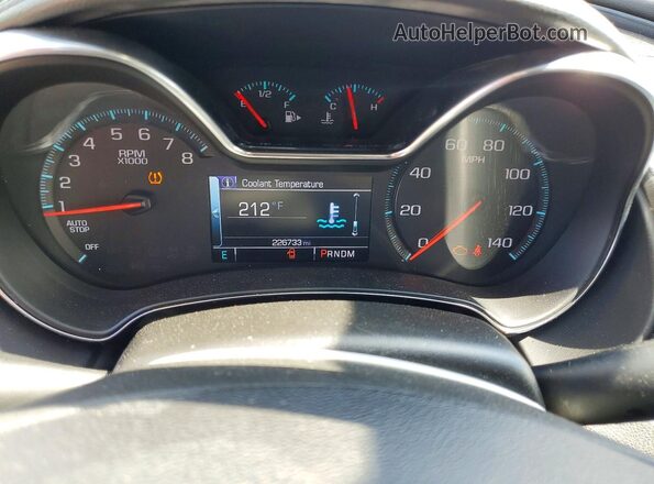 2G1105SA2J9153907 2018 CHEVROLET IMPALA Silver Вид щитка приладів