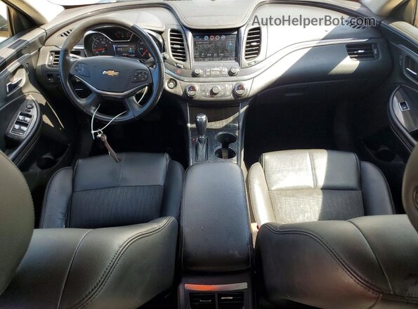 2G1105SA2J9153907 2018 CHEVROLET IMPALA Silver Вид панелі приладів