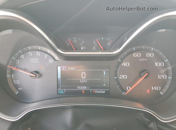 2G1105SA4H9131157 2017 CHEVROLET IMPALA White Instrument cluster view