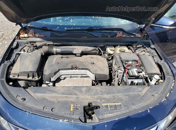 2G1105SA4H9178401 2017 CHEVROLET IMPALA Blue Rear interior view
