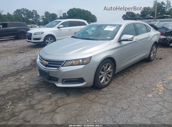 2G1105SA5J9165582 2018 CHEVROLET IMPALA Серебряный Передняя левая четверть