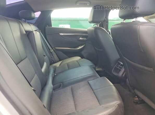 2G1105SA6H9177878 2017 CHEVROLET IMPALA Silver Rear seats view