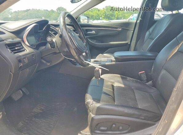 2G1105SA6H9177878 2017 CHEVROLET IMPALA Silver Front interior view