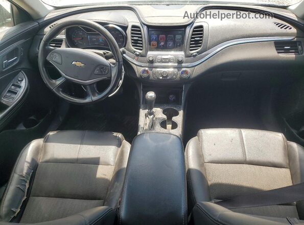 2G1105SA6H9177878 2017 CHEVROLET IMPALA Silver Dashboard view