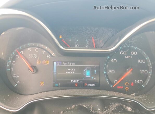 2G1105SA6H9177878 2017 CHEVROLET IMPALA Silver Instrument cluster view