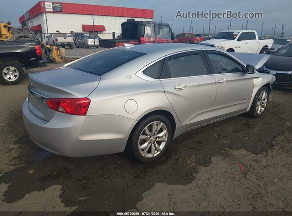 2G1105SA7J9168001 2018 CHEVROLET IMPALA Silver Trasero derecho