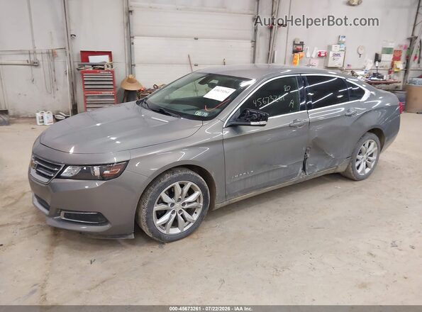 2G1105SA8H9192611 2017 CHEVROLET IMPALA Gray Передня ліва чверть