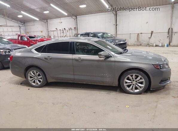 2G1105SA8H9192611 2017 CHEVROLET IMPALA Gray Вид задньої частини салону