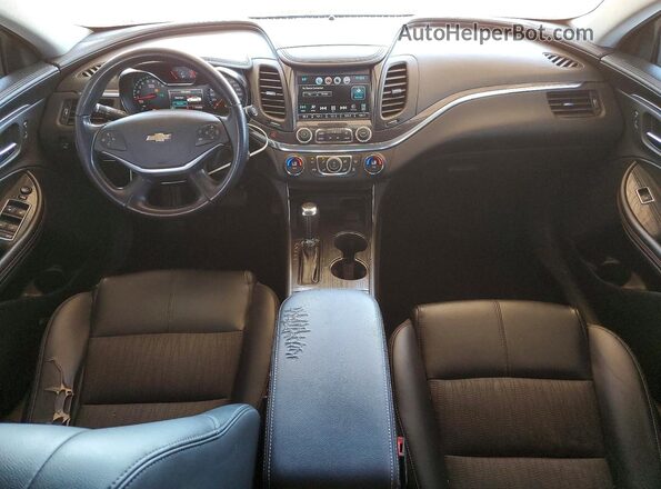 2G1105SA9H9102687 2017 CHEVROLET IMPALA Silver Առջևի վահանակի տեսք