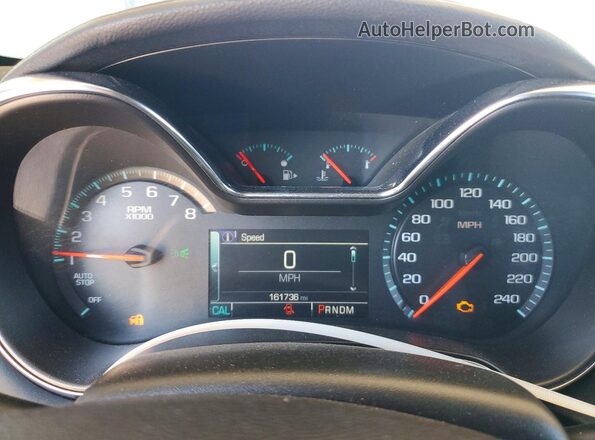 2G1105SA9H9102687 2017 CHEVROLET IMPALA Silver Սարքավորումների վահանակի տեսք