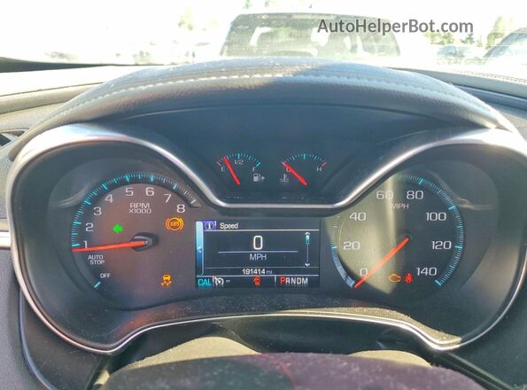 2G1105SA9H9153056 2017 CHEVROLET IMPALA White Սարքավորումների վահանակի տեսք