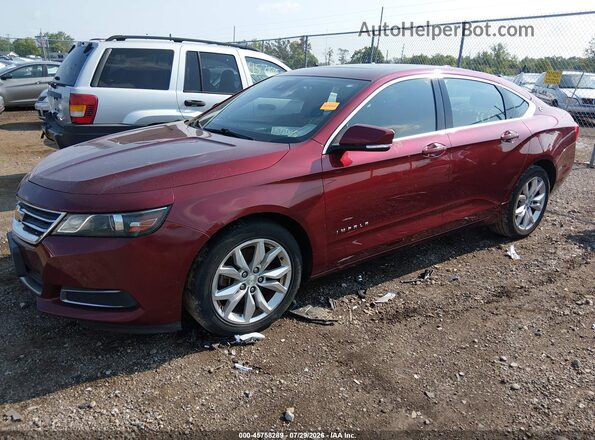 2G1115S30G9205915 2016 CHEVROLET IMPALA Maroon Առջևի ձախ երեք քառորդ տեսարան