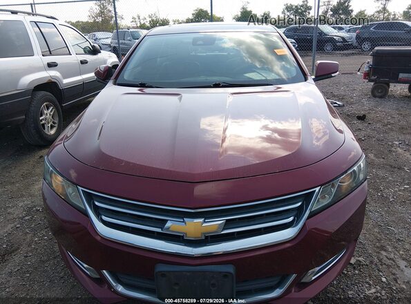 2G1115S30G9205915 2016 CHEVROLET IMPALA Maroon Դիմացի տեսք