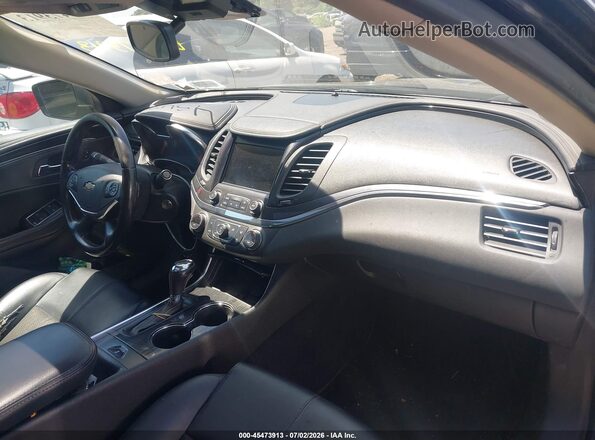 2G1115S31G9204899 2016 CHEVROLET IMPALA Black Widok wnętrza z przodu