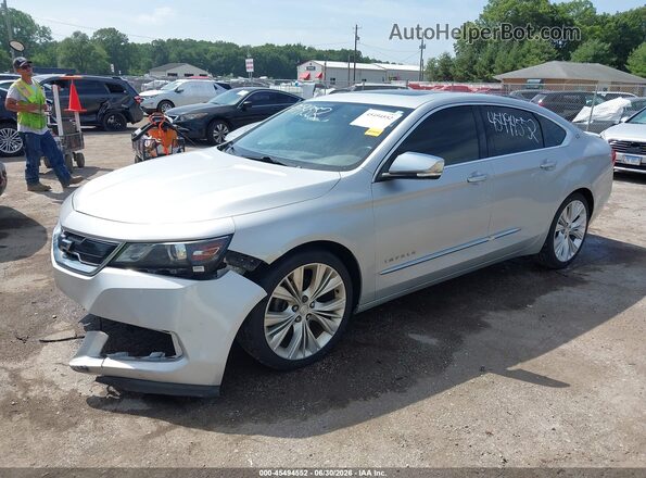 2G1125S32J9107828 2018 CHEVROLET IMPALA Silver Передня ліва чверть