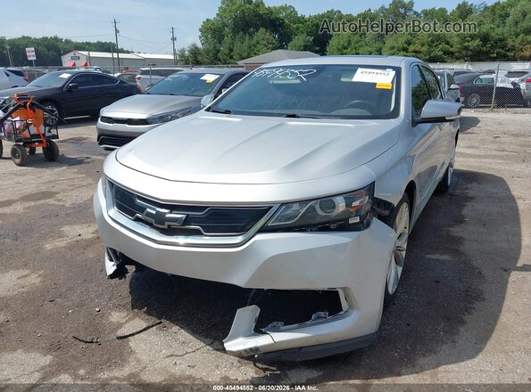 2G1125S32J9107828 2018 CHEVROLET IMPALA Silver Вид спереду