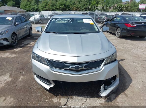 2G1125S32J9107828 2018 CHEVROLET IMPALA Silver Вид задньої частини салону