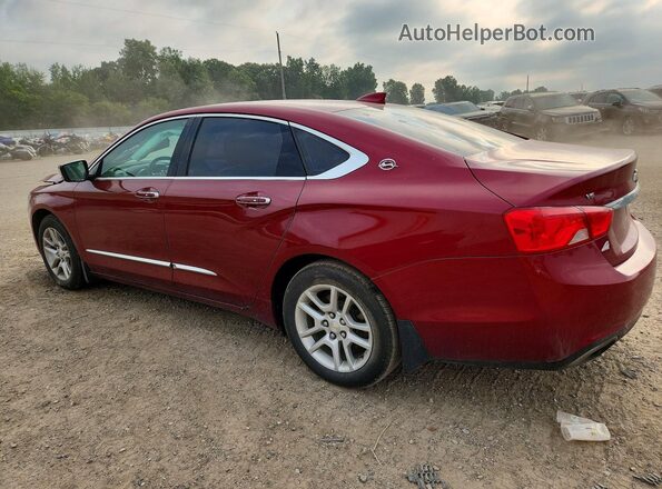 2G1125S33J9150834 2018 CHEVROLET IMPALA Красный Задняя левая четверть