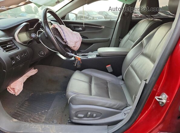 2G1125S33J9150834 2018 CHEVROLET IMPALA Красный Вид салона спереди