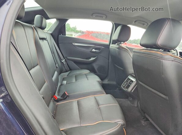 2G1125S35J9172463 2018 CHEVROLET IMPALA Blue Vista de los asientos traseros
