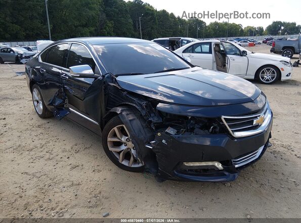 2G1125S35J9174424 2018 CHEVROLET IMPALA Blue Դիմացի տեսք