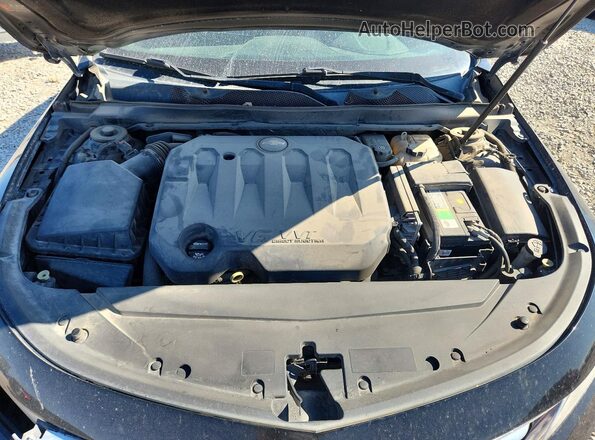 2G1125S36J9112823 2018 CHEVROLET IMPALA Black Widok wnętrza z tyłu