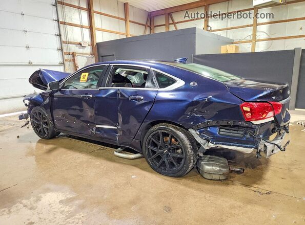 2G1125S37J9166633 2018 CHEVROLET IMPALA Синий Задняя левая четверть
