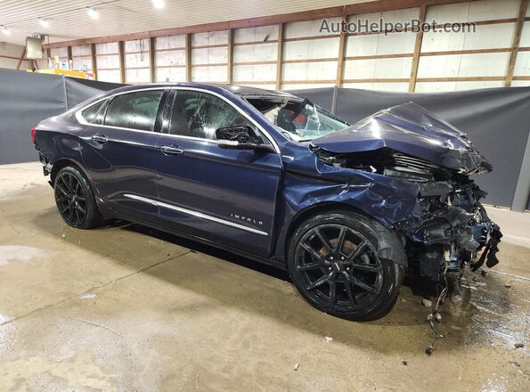 2G1125S37J9166633 2018 CHEVROLET IMPALA Синий 