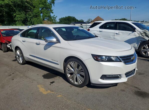 2G1125S39J9124108 2018 CHEVROLET IMPALA Белый Передняя правая четверть
