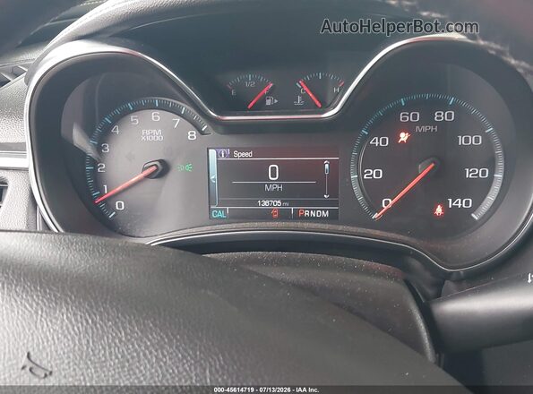 2G1145S30G9141446 2016 CHEVROLET IMPALA Black Widok tylnych siedzeń