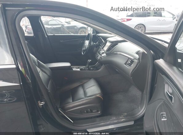 2G1145S30G9141446 2016 CHEVROLET IMPALA Black Widok wnętrza z przodu