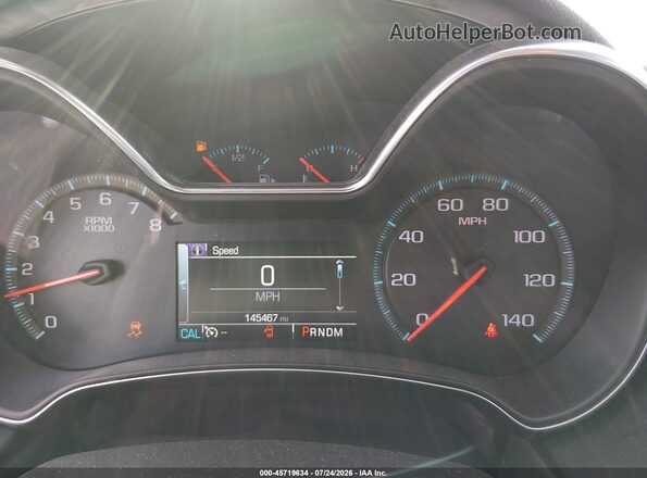 2G1145S32G9118024 2016 CHEVROLET IMPALA Black Widok tylnych siedzeń
