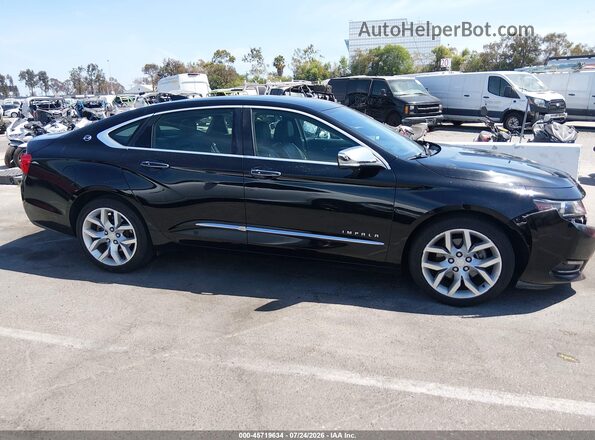 2G1145S32G9118024 2016 CHEVROLET IMPALA Black Widok wnętrza z tyłu