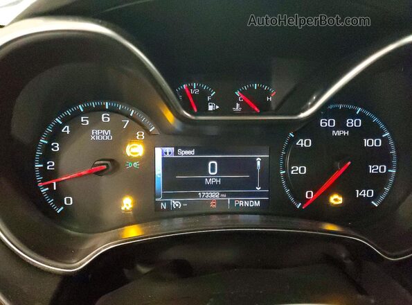 2G1145S33G9124902 2016 CHEVROLET IMPALA Silver ხელსაწყოთა პანელის ხედი