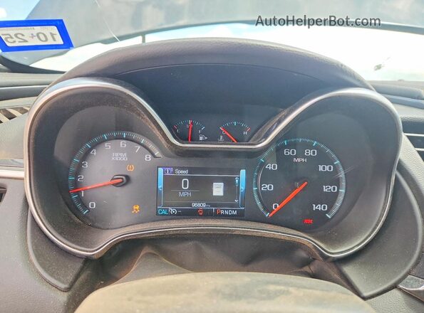 2G1145S33H9123993 2017 CHEVROLET IMPALA Черный Вид щитка приборов