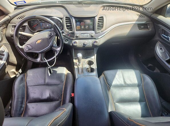 2G1145S33H9123993 2017 CHEVROLET IMPALA Черный Вид панели приборов