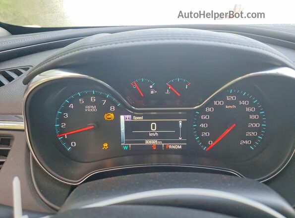 2G1145S34G9100060 2016 CHEVROLET IMPALA Blue Սարքավորումների վահանակի տեսք