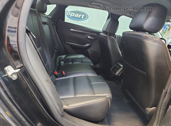 2G1145S34H9105616 2017 CHEVROLET IMPALA Черный Вид задних сидений