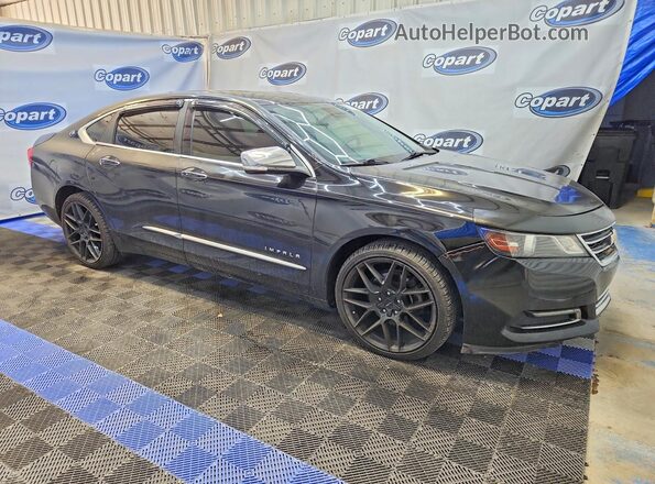 2G1145S34H9105616 2017 CHEVROLET IMPALA Черный Передняя правая четверть