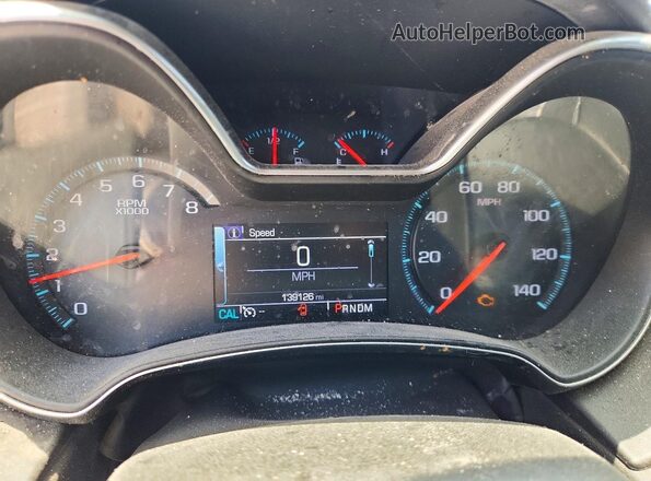 2G1145S34H9176461 2017 CHEVROLET IMPALA Silver Vista del cuadro de instrumentos