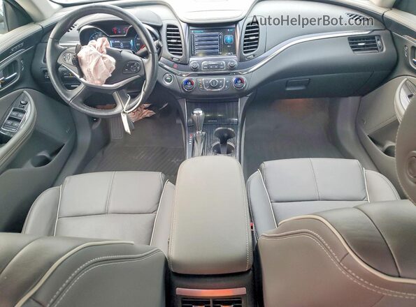 2G1145S35H9191695 2017 CHEVROLET IMPALA Blue Առջևի վահանակի տեսք