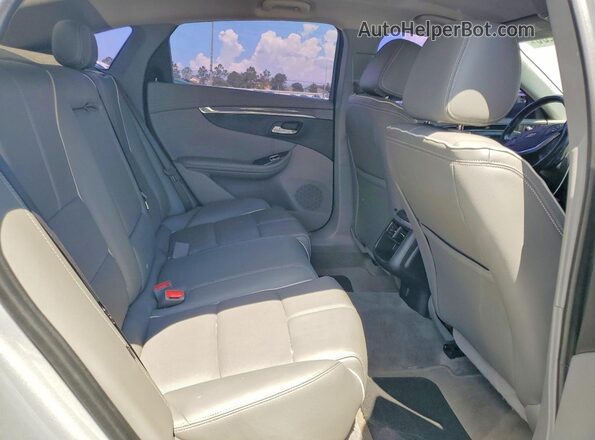 2G1145S36H9162500 2017 CHEVROLET IMPALA Silver Вид задніх сидінь