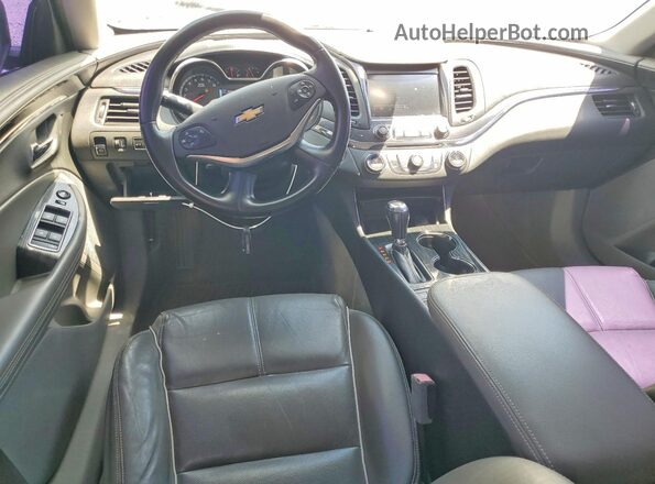 2G1145S36H9162500 2017 CHEVROLET IMPALA Silver Вид панелі приладів
