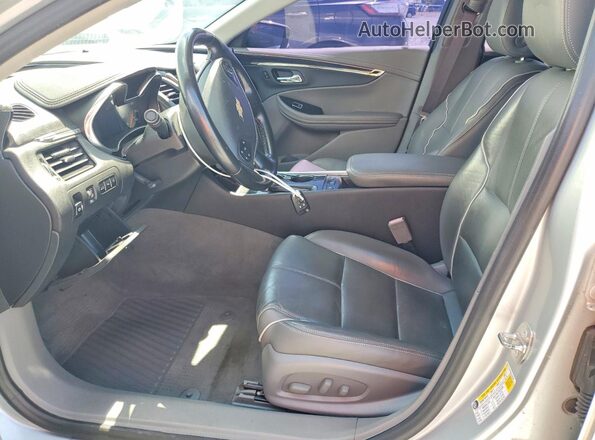 2G1145S36H9162500 2017 CHEVROLET IMPALA Silver Вид салону спереду