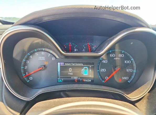 2G1145S37G9116091 2016 CHEVROLET IMPALA Silver Instrument cluster view