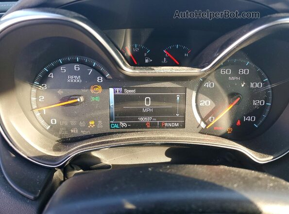 2G1145S38G9174789 2016 CHEVROLET IMPALA Black Instrument cluster view