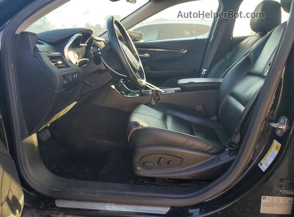 2G1145S38G9174789 2016 CHEVROLET IMPALA Black Front interior view