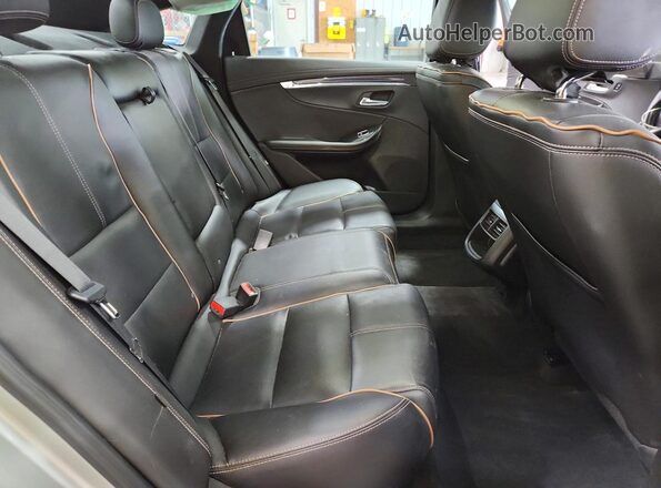 2G1145S38G9186876 2016 CHEVROLET IMPALA Silver Вид задніх сидінь
