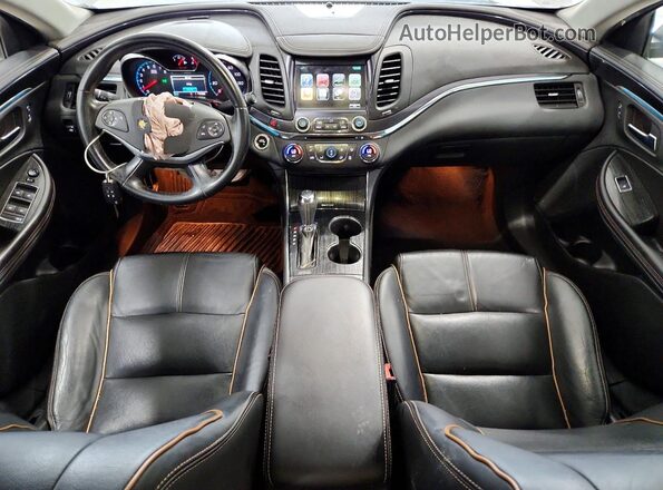 2G1145S38G9186876 2016 CHEVROLET IMPALA Silver Вид панелі приладів